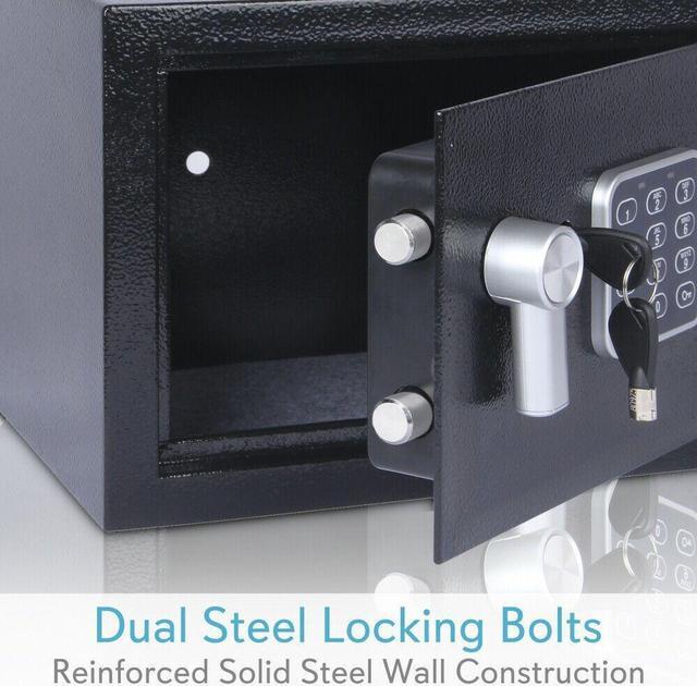 Alt view image 5 of 7 - SereneLife Fireproof Lock Box, Fireproof Box, Safe, Safes, Safe Box