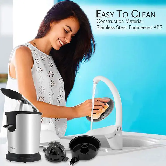 Alt view image 5 of 6 - NUTRICHEF Electric Citrus Juicer Orange 160 W Fruit Juice Squeezer