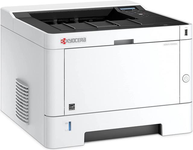 Alt view image 2 of 5 - Kyocera ECOSYS P2040dw Monochrome Network Laser Printer, 42 ppm, Up to Fine 1200 dpi, Standard Duplex, Gigabit Ethernet, USB, Wireless & Wi-Fi Direct, Mobile Print, 256 MB Memory, 2 Line LCD Screen
