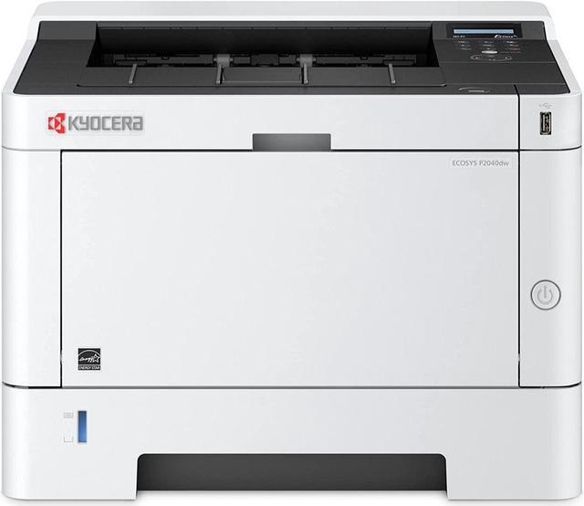 Main image of Kyocera ECOSYS P2040dw Monochrome Network Laser Printer, 42 ppm, Up to Fine 1200 dpi, Standard Duplex, Gigabit Ethernet, USB, Wireless & Wi-Fi Direct, Mobile Print, 256 MB Memory, 2 Line LCD Screen