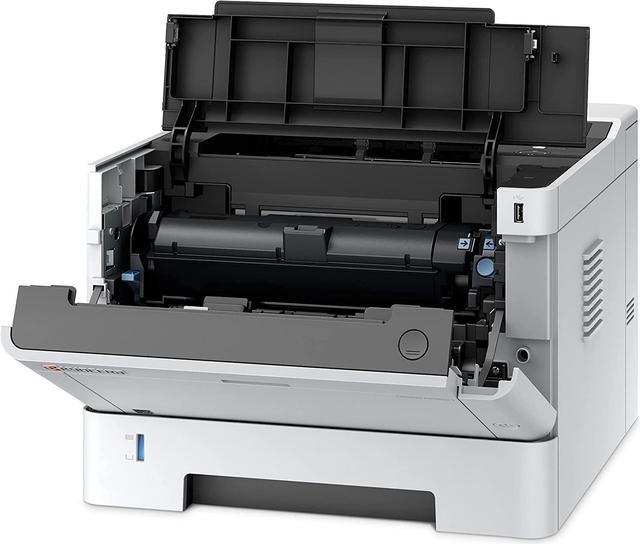 Alt view image 3 of 5 - Kyocera ECOSYS P2040dw Monochrome Network Laser Printer, 42 ppm, Up to Fine 1200 dpi, Standard Duplex, Gigabit Ethernet, USB, Wireless & Wi-Fi Direct, Mobile Print, 256 MB Memory, 2 Line LCD Screen