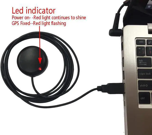 Alt view image 3 of 7 - USB GPS Receiver Antenna Gmouse for Laptop PC Car Marine Navigation/Stratux/Raspberry Pi