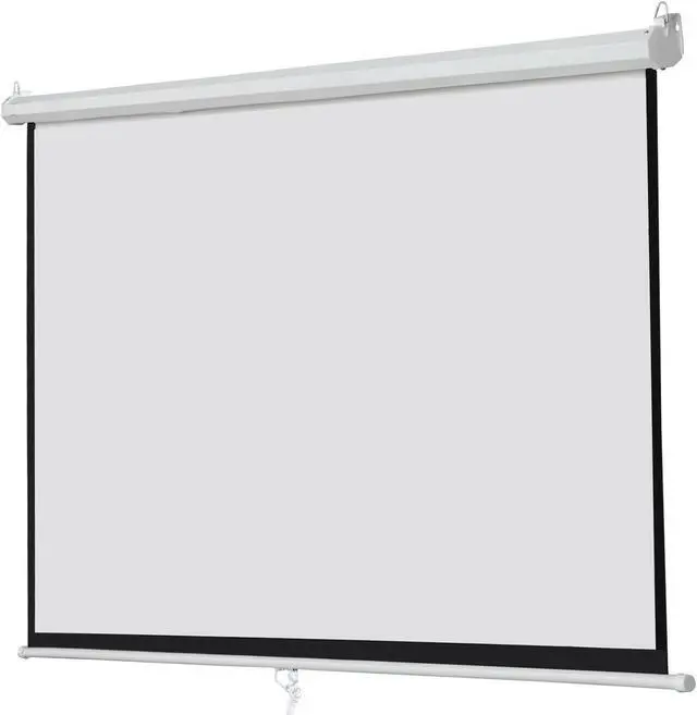 Main image of 100"Projection projector Screen Manual Pull Down 16:9 HD Projector Home Theaters 3D Movie