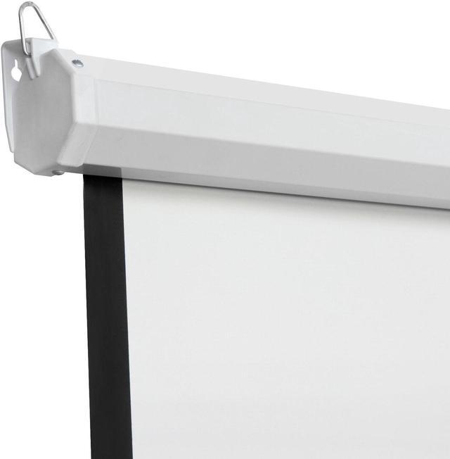 Alt view image 3 of 5 - 119" Manual Pull Down Projector Projection Screen Home Theater Movie 84"x84"