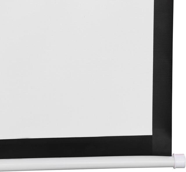 Alt view image 4 of 5 - 119" Manual Pull Down Projector Projection Screen Home Theater Movie 84"x84"