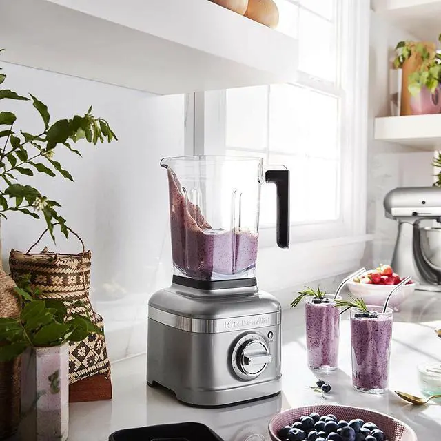 Alt view image 3 of 5 - KitchenAid K400 Variable Speed Blender Contour Silver