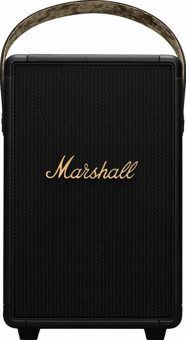 Main image of Marshall - Tufton Portable Bluetooth Speaker - Black & Brass