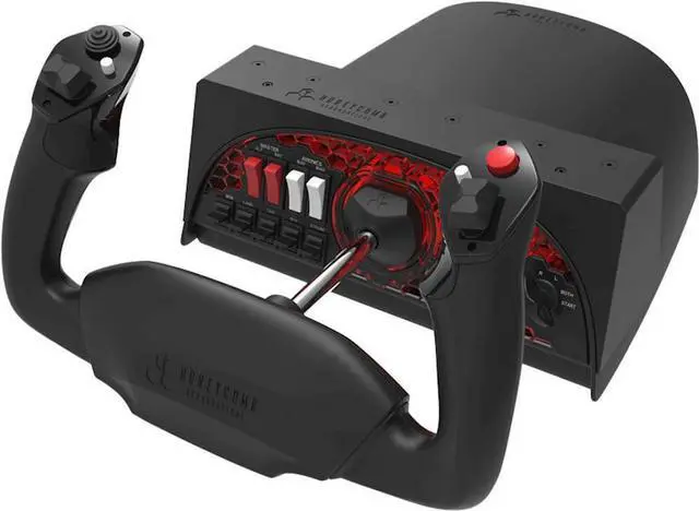 Alt view image 3 of 6 - HONEYCOMB AERONAUTICAL - ALPHA FLIGHT SIMULATION CONTROLS - BLACK