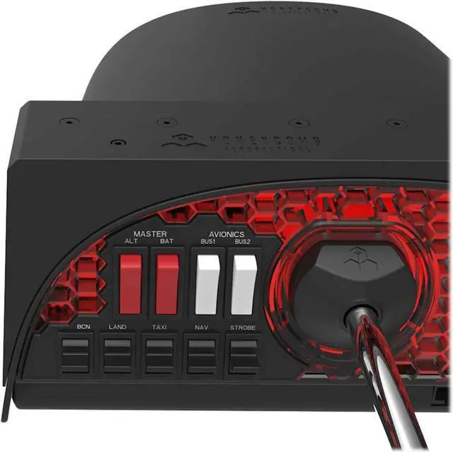 Alt view image 5 of 6 - HONEYCOMB AERONAUTICAL - ALPHA FLIGHT SIMULATION CONTROLS - BLACK