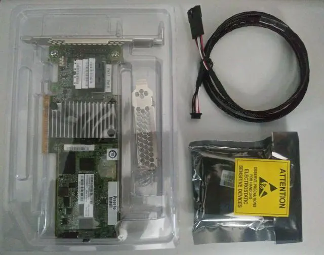 Main image of IBM M5210 w/4GB CACHE NEW BBU w/2 CABLES RAID 12Gb/s NAS(DELL H730P/LSI 9361-8i)