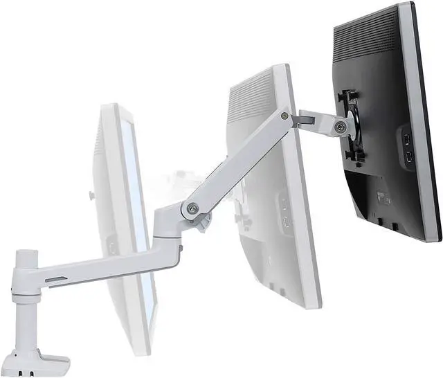 Alt view image 5 of 7 - Ergotron  LX Single Monitor Arm, VESA Desk Mount  for Monitors Up to 34 Inches, 7 to 25 lbs  White