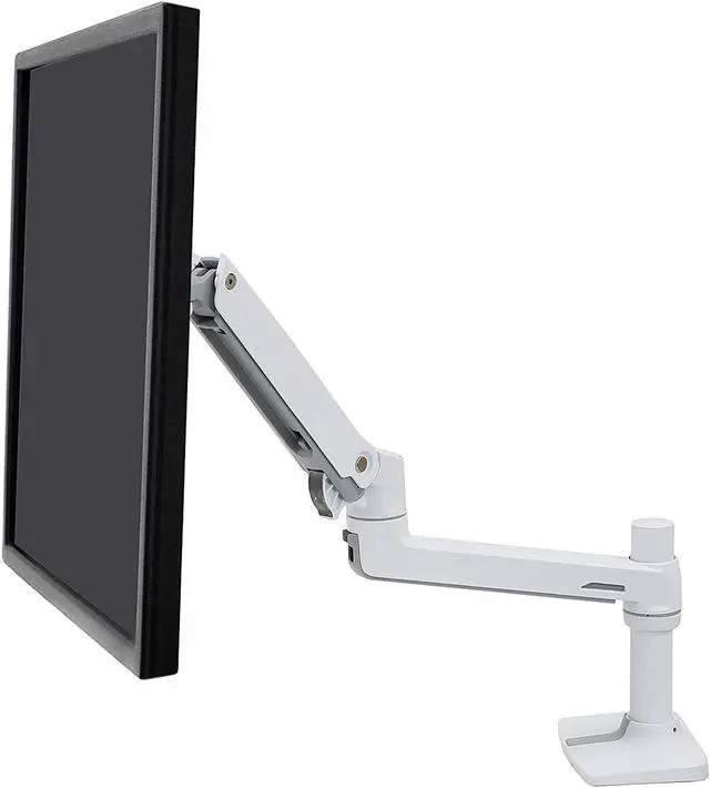 Alt view image 7 of 7 - Ergotron  LX Single Monitor Arm, VESA Desk Mount  for Monitors Up to 34 Inches, 7 to 25 lbs  White