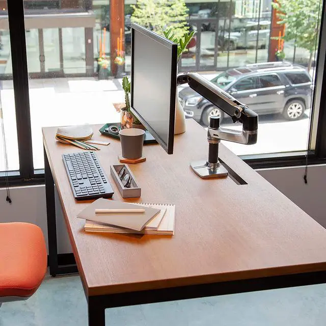 Alt view image 2 of 6 - Ergotron  LX Single Monitor Arm, VESA Desk Mount  for Monitors Up to 34 Inches, 7 to 25 lbs  Polished Aluminum