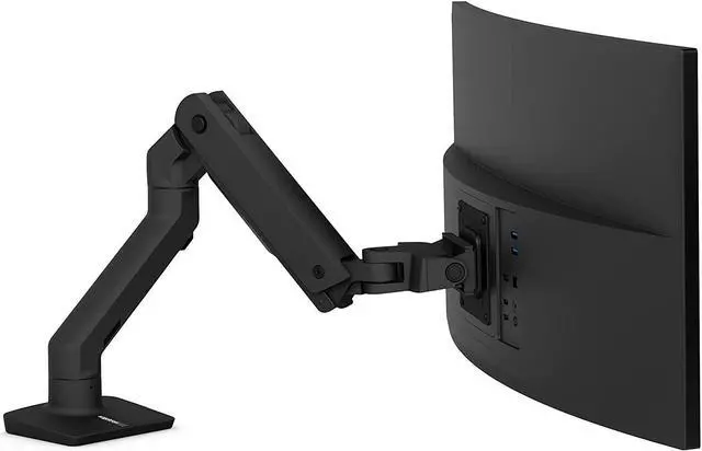 Main image of Ergotron  HX Single Ultrawide Monitor Arm, VESA Desk Mount  for Monitors Up to 49 inches, 20 to 42 lbs, Less Than 6 Inch Display Depth  Matte Black