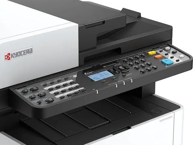 Alt view image 5 of 5 - Kyocera ECOSYS M2635dw, 37ppm Copy/Scan/Print/Fax/Color Scan Monochrome Laser MFP. ADF, Duplex, 5 Line LCD & Hard Key Control Panel, Wireless & Wi-Fi Direct, USB, Gigabit Ethernet, USB, 512MB Memory