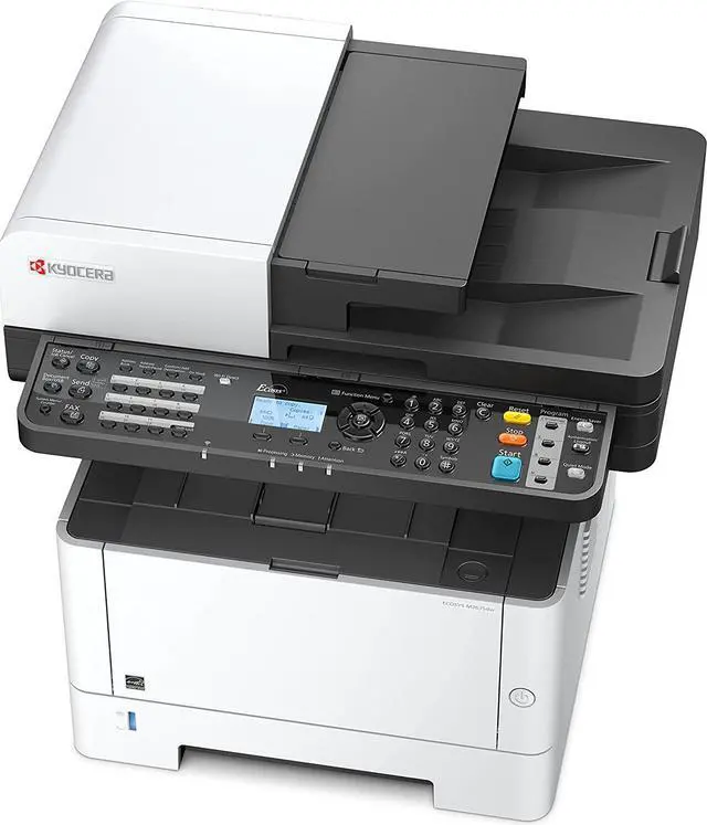 Alt view image 4 of 5 - Kyocera ECOSYS M2635dw, 37ppm Copy/Scan/Print/Fax/Color Scan Monochrome Laser MFP. ADF, Duplex, 5 Line LCD & Hard Key Control Panel, Wireless & Wi-Fi Direct, USB, Gigabit Ethernet, USB, 512MB Memory