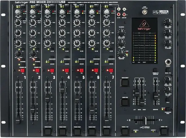 Main image of Behringer Pro Mixer DX2000USB 7-channel DJ Mixer