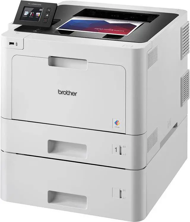 Alt view image 5 of 5 - Brother Business Color Laser Printer, HL-L8360CDWT, Wireless Networking, Automatic Duplex Printing, Mobile Printing, Cloud Printing