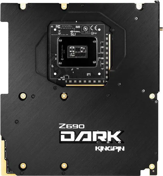 Alt view image 2 of 16 - EVGA Z690 Dark K|NGP|N, 121-AL-E699-KR, LGA 1700, Intel Z690, PCIe Gen5, SATA 6Gb/s, 2.5Gb/s LAN, WiFi6E/BT5.2, USB 3.2 Gen2x2, M.2, U.2, EATX, Intel Motherboard