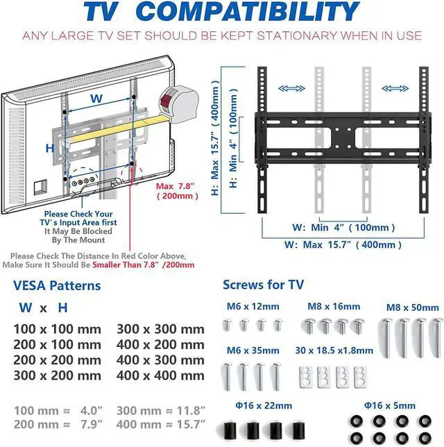 Alt view image 6 of 6 - Universal Swivel TV Stand Base Table Top TV Stand Replacement for 27 32 37 39 40 43 49 50 55 Inch LCD LED Plasma Flat Screens up to 88 lbs, Height Adjustable Pedestal TV Mount with Tempered Glass Base