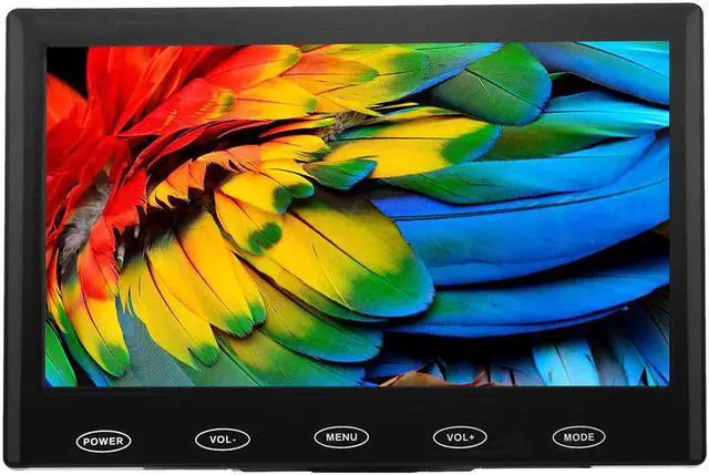 Alt view image 3 of 5 - Security Monitor 7 Inch IPS Small HDMI Portable Monitor USB Powered 1024x600 HD AV VGA