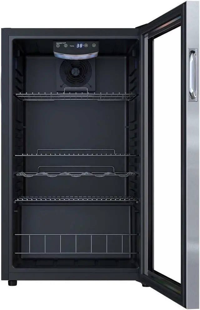 Alt view image 2 of 7 - 19"W 105 Can Capacity Extreme Cool Beverage - Stainless Steel