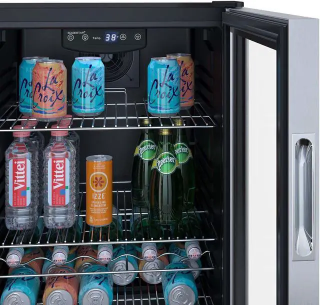 Alt view image 6 of 7 - 19"W 105 Can Capacity Extreme Cool Beverage - Stainless Steel
