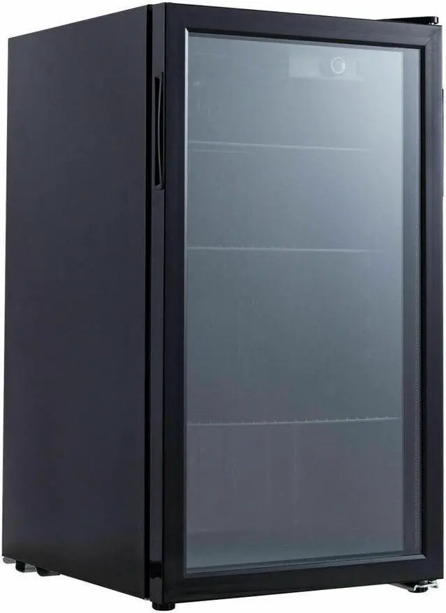 Alt view image 4 of 6 - 120 Can Mini Beverage Refrigerator Beer Wine Soda Drink Cooler Fridge Glass Door