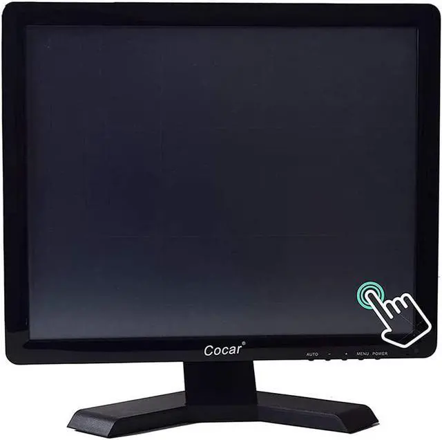 Main image of 15" Touchscreen Monitor, LED TFT Touch Screen Display LED Monitor 1024x768 Resolution VGA for PC/POS Cashier Retail Restaurant Bar Coffee Store Menu Order Point of Sale