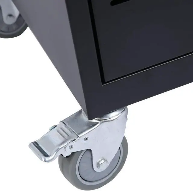 Alt view image 7 of 7 - Laptop and Tablet Storage Cart, Mobile Charging Cart and Cabinet for Up to 30 Units, with Charging Port Screen Size Up to 17", Fits Chromebook, Tablet, Laptop, Suitable for School, Business - Upgraded