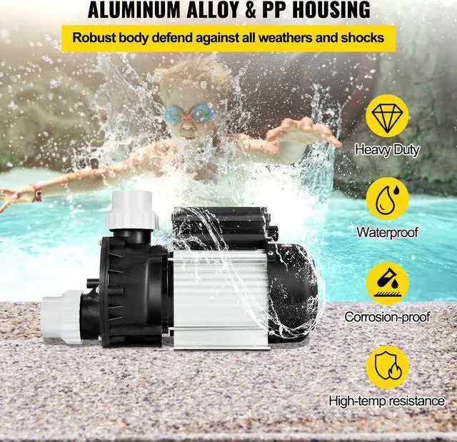 Alt view image 6 of 7 - Swimming Pool Pump Hayward 1HP 110V Hot Tub SPA Pump In/Above Ground Strainer