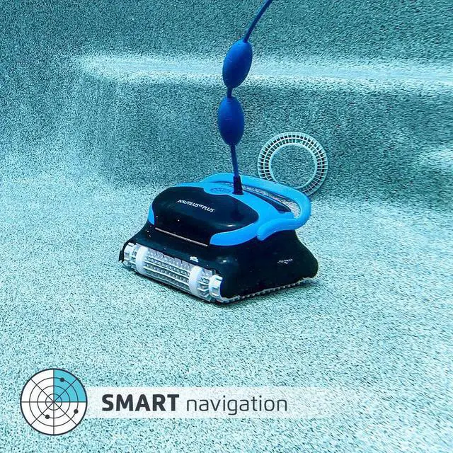 Alt view image 3 of 7 - DOLPHIN Nautilus CC Plus Robotic Pool [Vacuum] Cleaner with Wi-Fi  Pool Cleaning from Anywhere, Anytime - Ideal for In-Ground Swimming Pools up to 50 Feet  Easy to Clean Top Load Filters