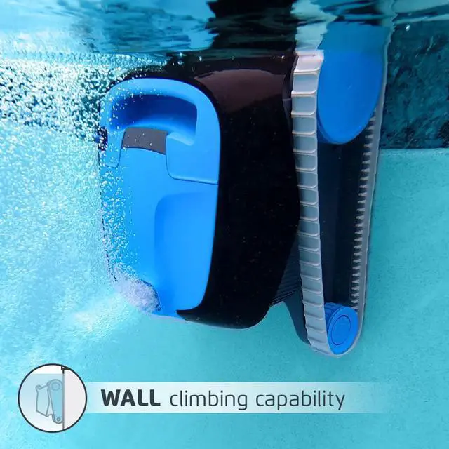Alt view image 7 of 7 - DOLPHIN Nautilus CC Robotic Pool Vacuum Cleaner with Universal Caddy and Classic Caddy Cover, Ideal for Above and In-Ground Swimming Pools up to 33 Feet