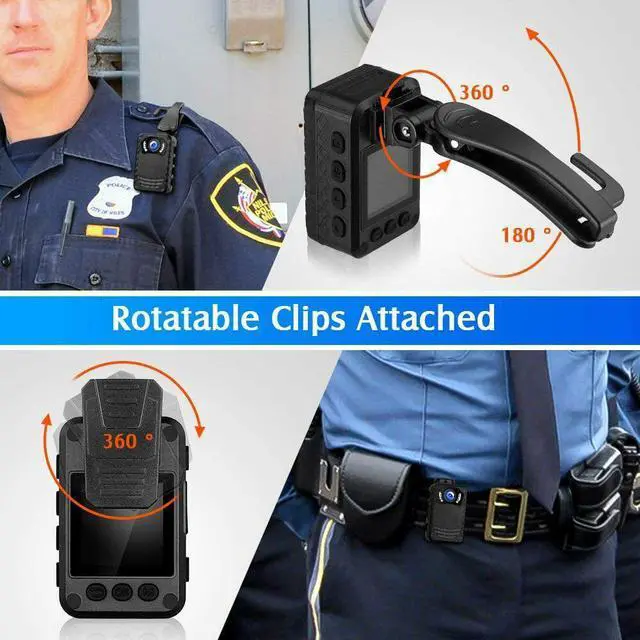 Alt view image 7 of 7 - BOBLOV Mini Body Camera FHD 1296P up to 256GB Police Camera for Daily Protection