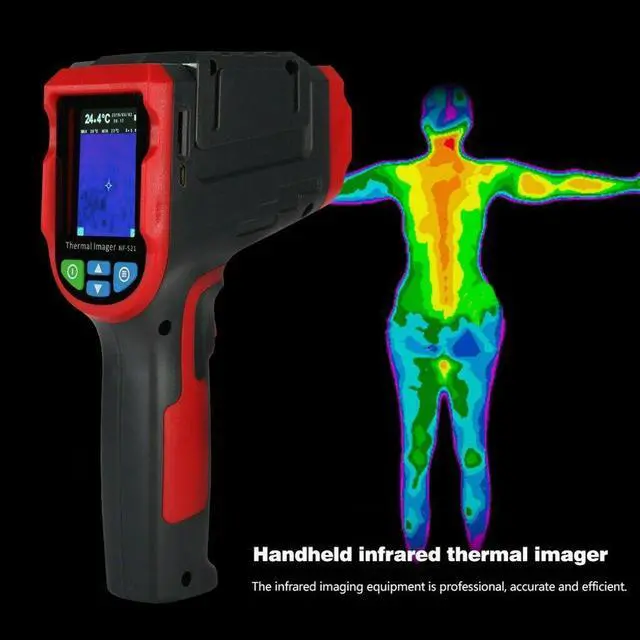 Alt view image 7 of 7 - Infrared Thermal Temperature Imager Camera With 8GB Heating Detector