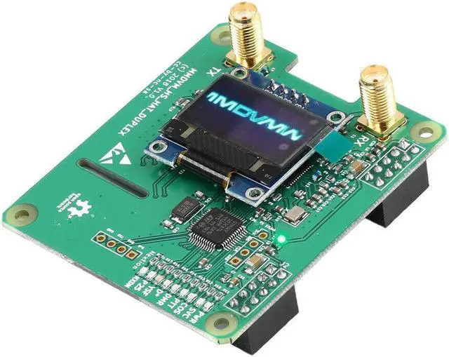 Alt view image 3 of 4 - Duplex MMDVM ADF7021 Hotspot Support D-Star DMR P25 YSF Pi+ OLED Rev 1.3 Antenna