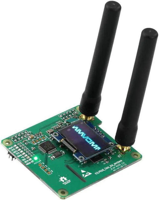 Main image of Duplex MMDVM ADF7021 Hotspot Support D-Star DMR P25 YSF Pi+ OLED Rev 1.3 Antenna