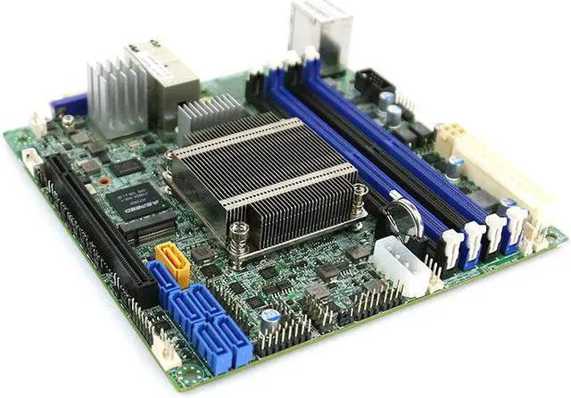 Alt view image 5 of 5 - Supermicro X10SDV-4C-TLN2F Motherboard Mini-ITX Xeon D1521