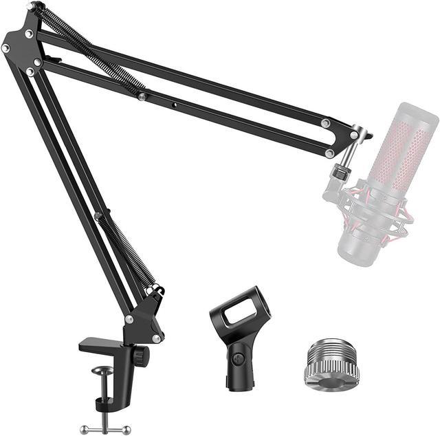 Mic Arm Stand Boom Suspension Stand with 3/8" to 5/8" Screw Adapter for Blue Snowball, HyperX QuadCast, Yeti x and other Large - Newegg.com
