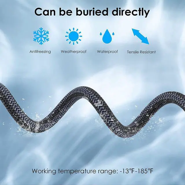 Alt view image 6 of 7 - Cat 8 Ethernet Cable 200ft, Ciwoda Outdoor, Indoor Nylon Braided Cat 8 Cable, Heavy Duty 26AWG 40Gbps, 2000MHz, S/FTP Patch Cord for Xbox, POE, PS5, Router