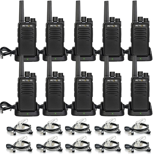 Talkies-walkies Retevis NR40 – 2 Pièces, 5W, IP67, AES256 | Radio Numérique/analogique Professionnelle