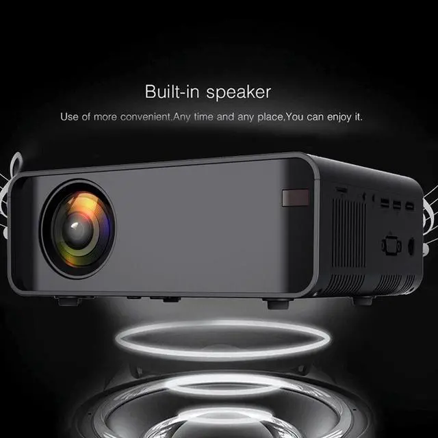 Alt view image 7 of 7 - Projector 23000 Lumens 1080P 3D LED 4K Mini WiFi Video Home Theater Cinema HDMI w/wifi