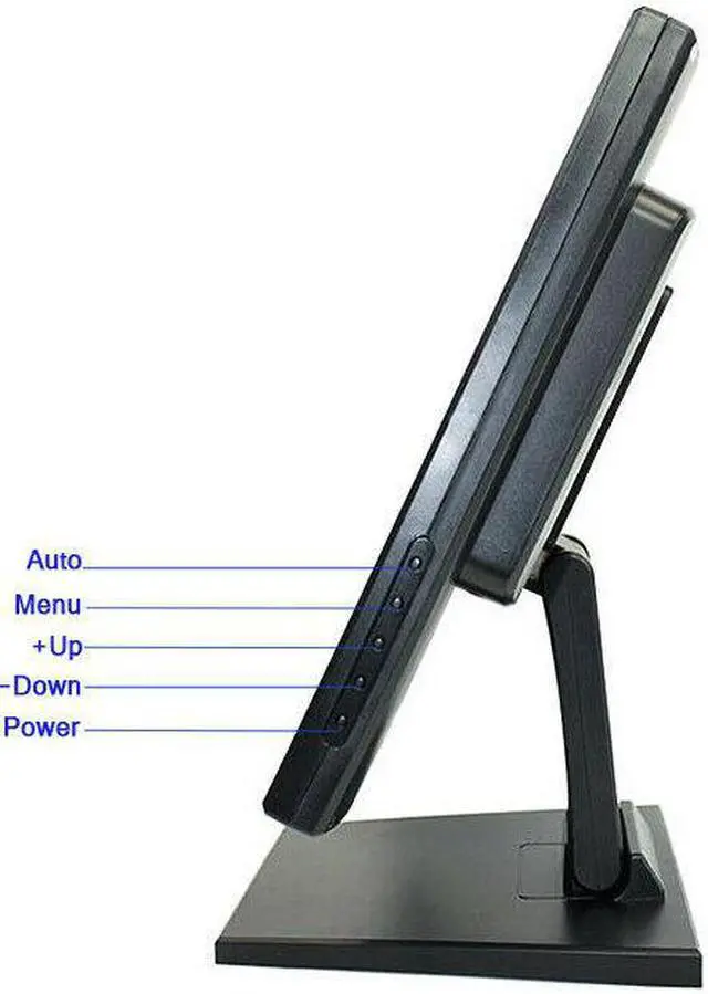 Alt view image 2 of 5 - POS 15" Inch Touch Screen LED TouchScreen Monitor Retail Kiosk Restaurant Bar
