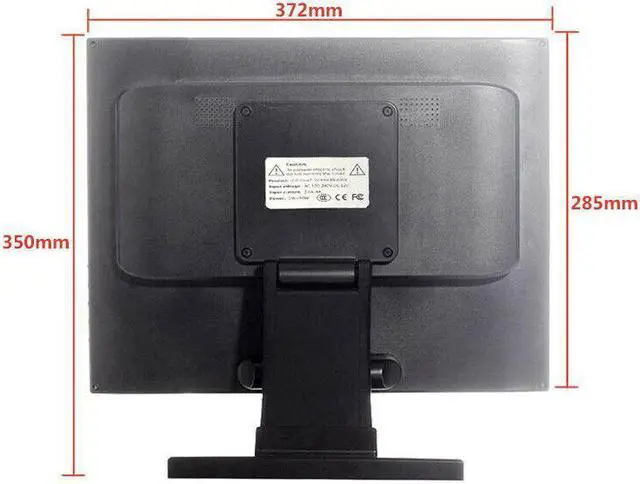 Alt view image 3 of 5 - POS 15" Inch Touch Screen LED TouchScreen Monitor Retail Kiosk Restaurant Bar