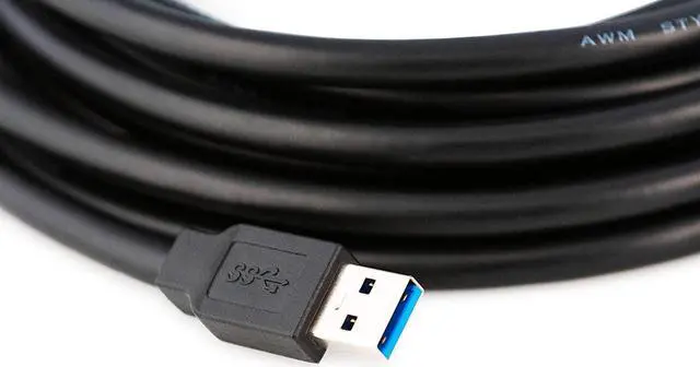 Alt view image 3 of 5 - 100 Feet Active USB Extension Cable 3.0 Male to Female with 3 Extension chipsets Signal Booster - Active Extension/Repeater Cord 30 Meters / 100 Feet (AC Power Supply Included)