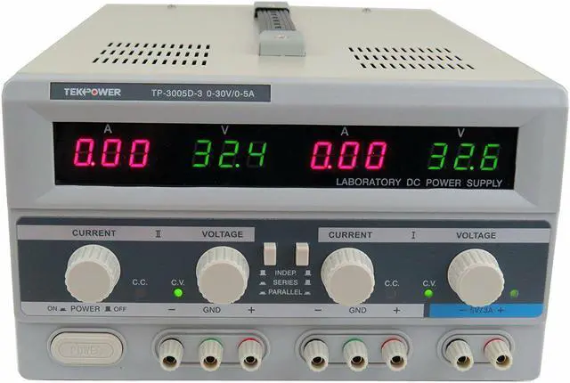 Main image of Tekpower TP-3005D-3 Triple Outputs Linear-Type DC Power Supply, 0-30 Volts 0-5 A