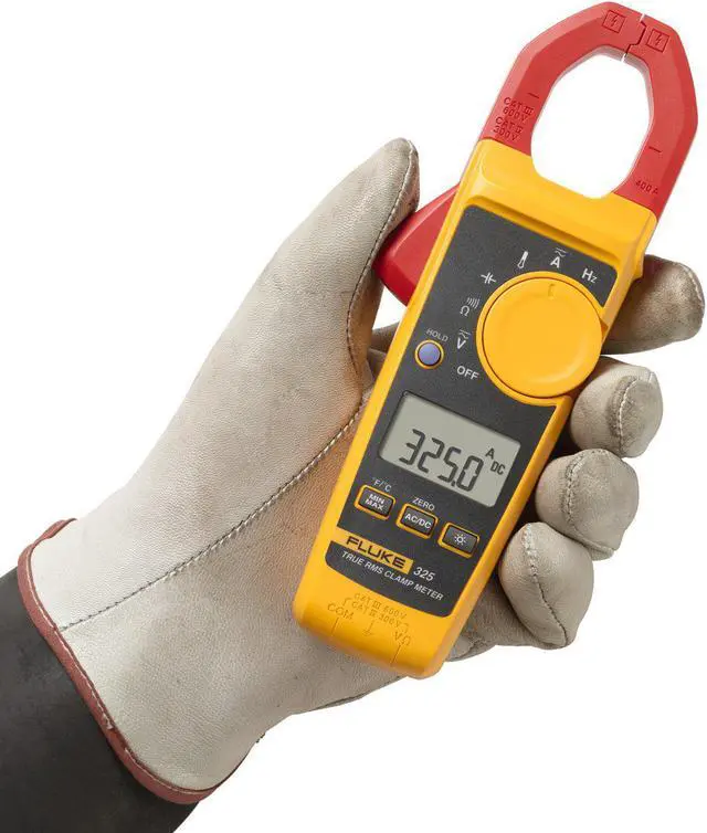 Alt view image 2 of 4 - Fluke 325 Clamp Multimeter AC-DC TRMS
