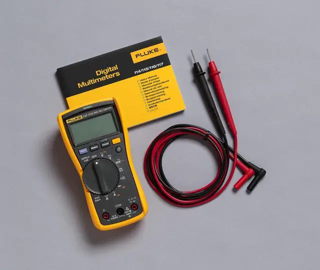 Alt view image 3 of 6 - Fluke 117 Digital Multimeter, Non-Contact AC Voltage Detection, Measures Resistance/Continuity/Frequency/Capacitance/Min Max Average, Automatic AC/DC Voltage Selection, Low Impedance Mode