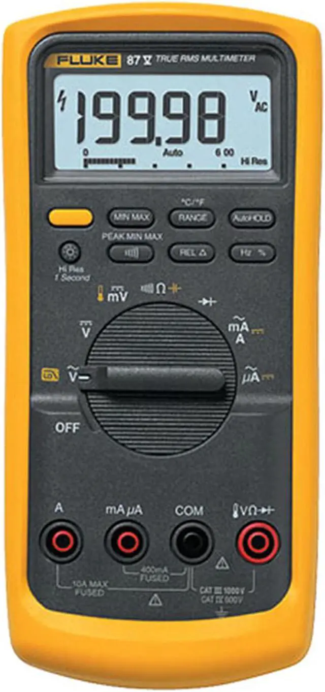 Main image of Fluke 87V Digital Multimeter with a NIST-Traceable Calibration Certificate with Data