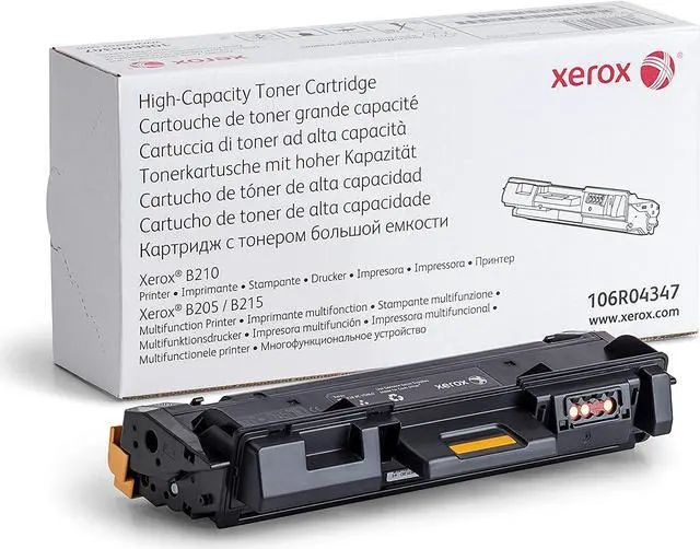 Main image of Xerox B205/ B210/ B215 Black High Capacity Toner-Cartridge (3,000 Pages) - 106R04347
